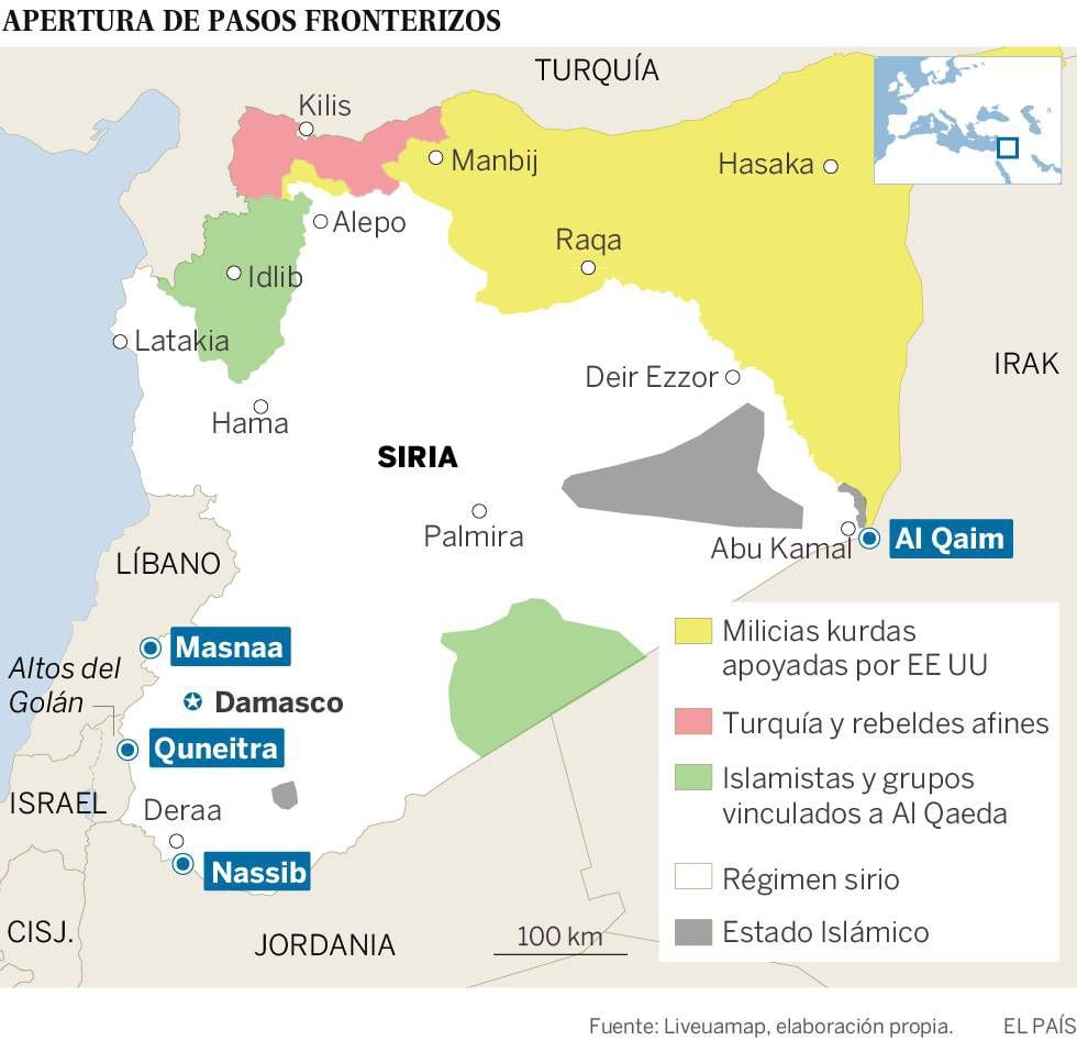 La Reapertura De Fronteras Refuerza Al Régimen De Siria | Internacional ...