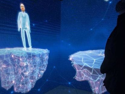 Un ecosistema digital para desarrollar el metaverso presentado en la Feria de Madrid, el pasado enero.