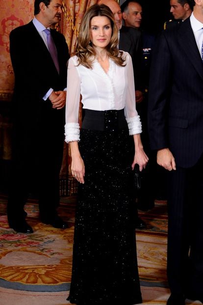 La reina Rania de Jordania es un excelente espejo en el cual a veces se mira doña Letizia.