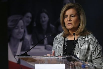 La ministra de empleo y seguridad social, Fátima Báñez