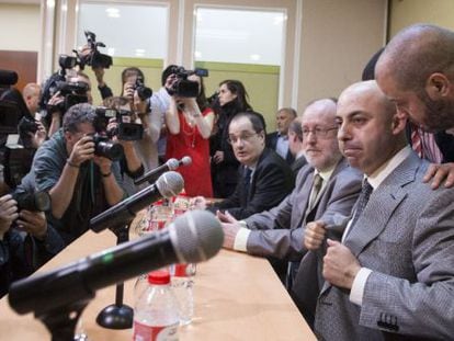 Ziani, el 14 de mayo, en rueda de prensa.