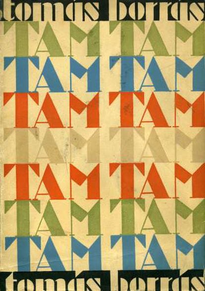 Cubierta de 'Tam tam', de Tomás Borrás, ilustrada por Garrán en 1931.