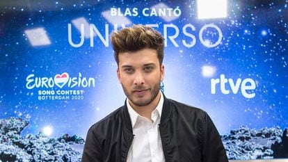 El cantante Blas Cantó, que iba a representar a España en Eurovisión 2020.