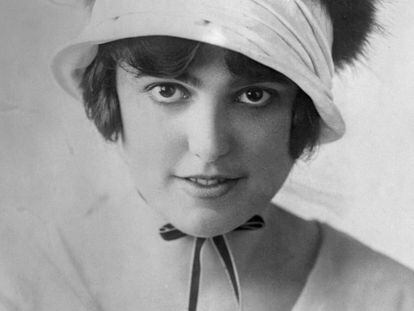 Retrato de Virginia Rappe, la actriz que falleció en una fiesta en 1921 y de cuya muerte se acusó sin pruebas a la estrella Fatty Arbuckle.