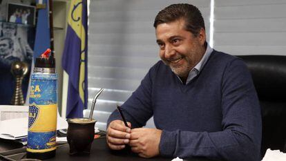 Daniel Angelici, presidente de Boca Juniors. Javier Garcia Martino