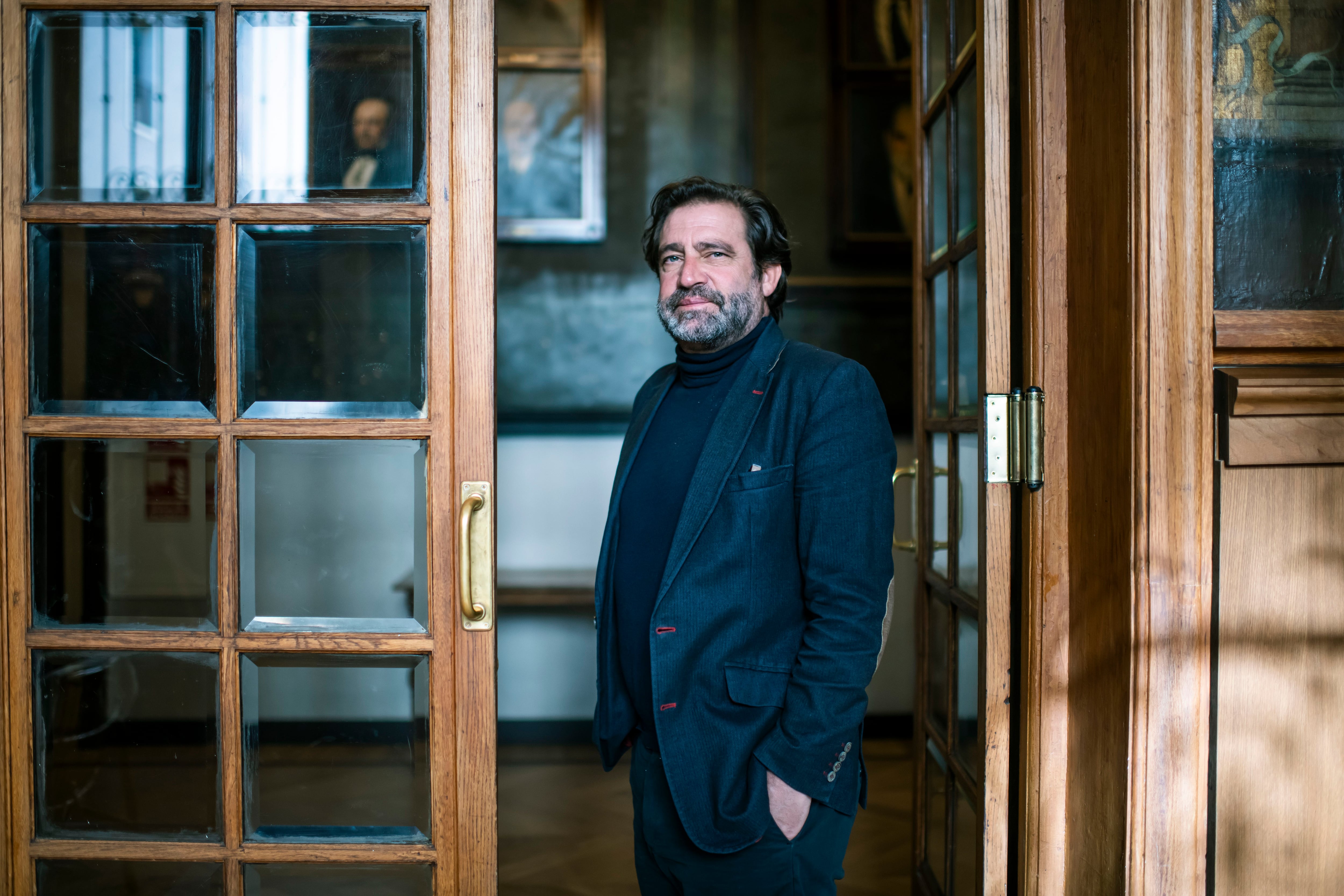 El presidente del Ateneo, Luis Arroyo, en su despacho, este lunes.
