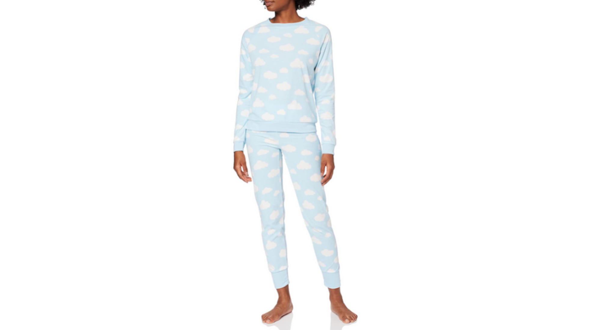 Minetom Conjuntos de Pijama Mujer Invierno Polar Calentito Dos Piezas Pijamas Manga Larga Cálido Ropa de Casa Dormir Suave Comodo Camisa y Pantalones 