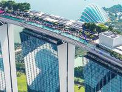 Vista del Marina Bay de Singapur, donde se celebra esta tarde la ceremonia de entrega de The World's 50 Best Restaurants.