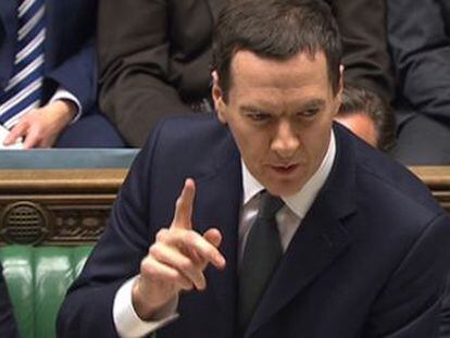 El ministro brit&aacute;nico de Econom&iacute;a, George Osborne