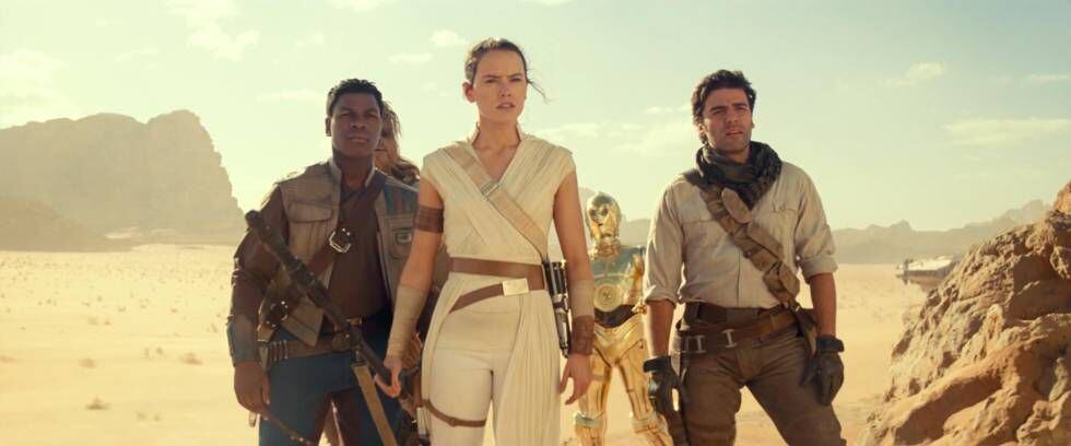 La nueva pandilla protagonista de la trilogía final de 'Star Wars'.