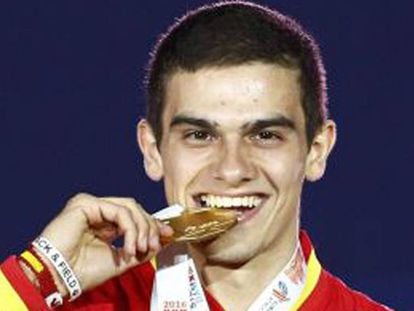 Bruno Hortelano, als Europeus d'atletisme.