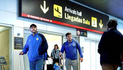 Viajeros llegan al aeropuerto Adolfo Suárez Madrid Barajas.
