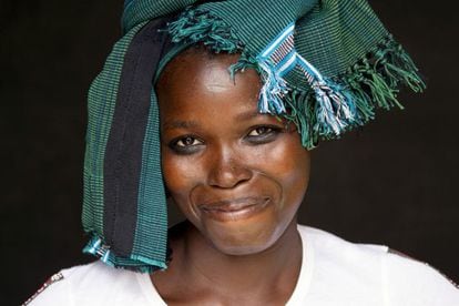 Retrato de una entrevistada en Ouagadougou (Burkina Faso).