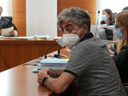 Vicente Paradís, durante el juicio, el pasado 21 de julio en Castellón.