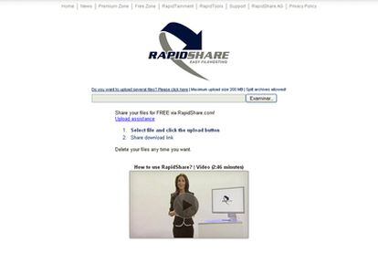 Rapidshare es uno de los servicio más populares para descargar contenidos en Internet.