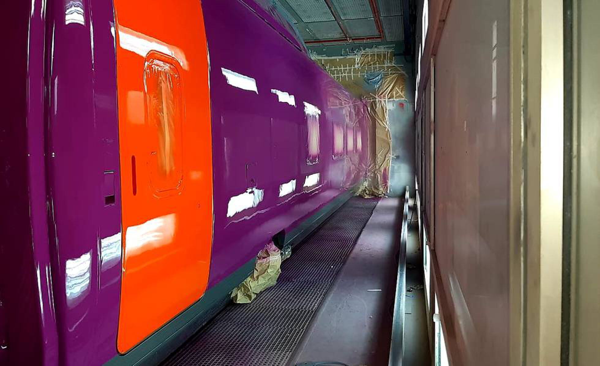 Así es el AVE low cost de Renfe que se vestirá de morado y naranja Empresas Cinco Días