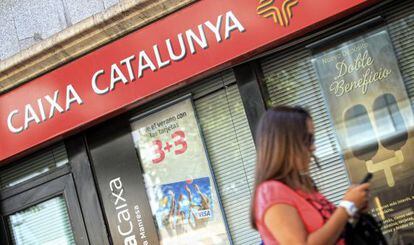 Oficina de  Caixa de Catalunya, reconvertida en Catalunya Banc