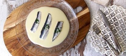 Las sardinillas que nadaban en ajoblanco