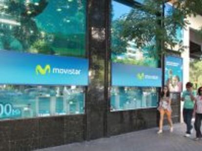 Tienda de Movistar en Madrid.