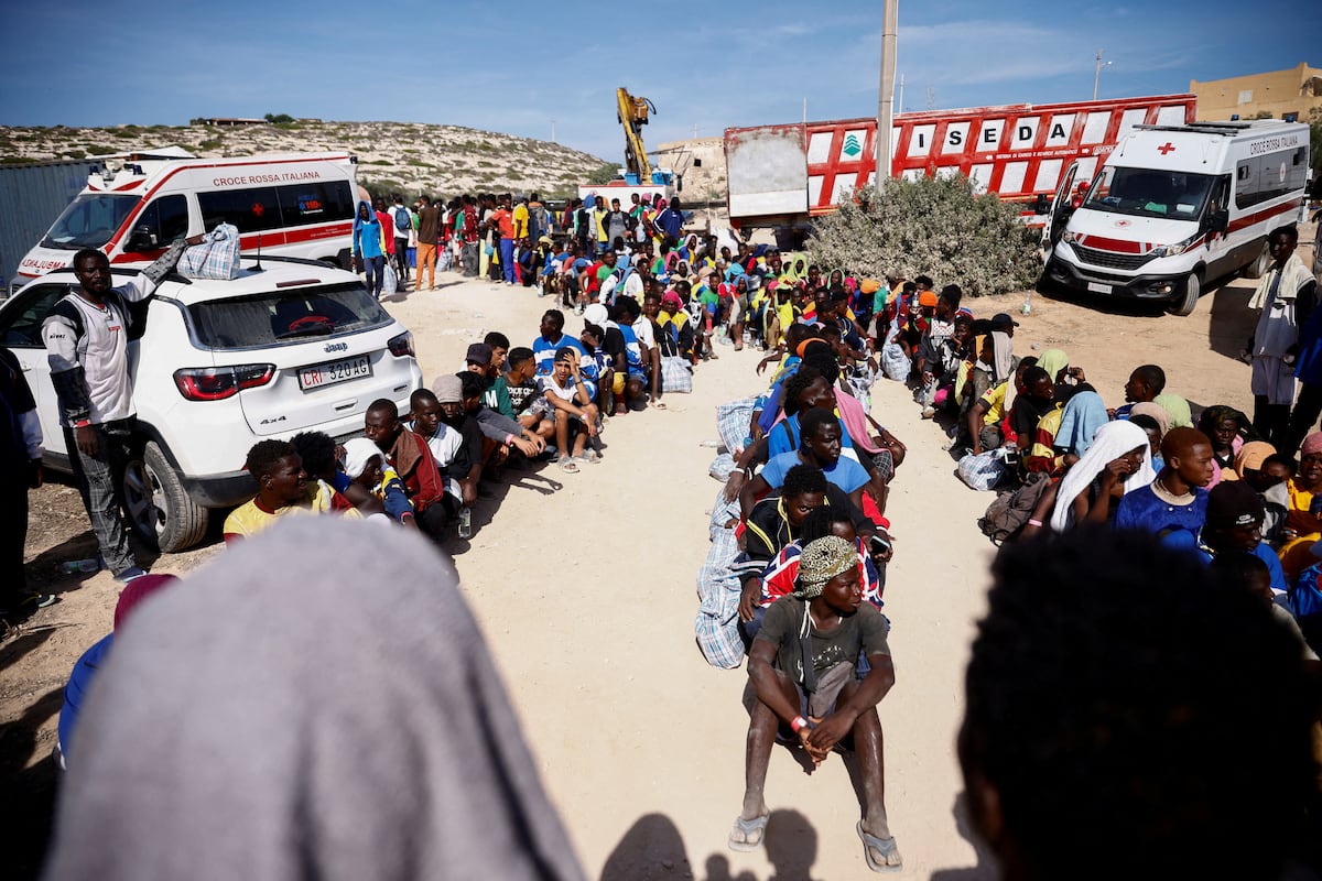 Italia reclama a la ONU y al G-20 un plan para contener la presión migratoria con Lampedusa en estado de emergencia | Internacional