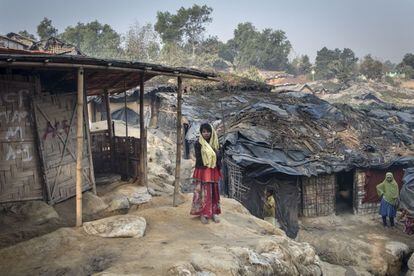 Las familias se distribuyen por el campo de manera desordenada y formando pequeñas aldeas sin agua corriente ni luz eléctrica