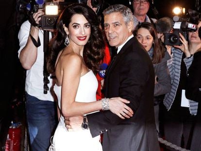 George y Amal Clooney.