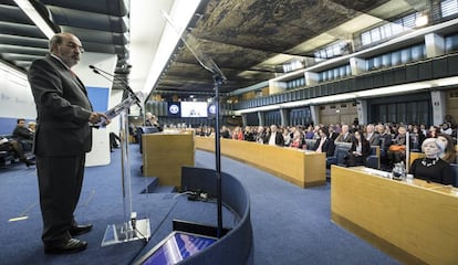 El director general de la FAO, José Graziano da Silva, en una entrega de premios.