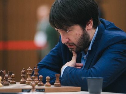 Teimur Radyábov, durante una partida de la Copa del Mundo