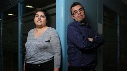 Maribel Cáceres y Antonio Hinojosa, activistas por los derechos de las personas con discapacidad intelectual.