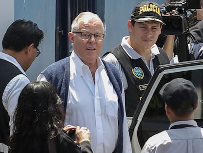 El expresidente peruano Pedro Pablo Kuczynski, en el momento de su detención en 2019.