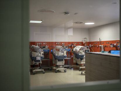 Área de neonatología del Hospital 12 de Octubre de Madrid.