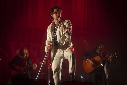 Alex Turner, durante la presentación en el Primavera Sound. 