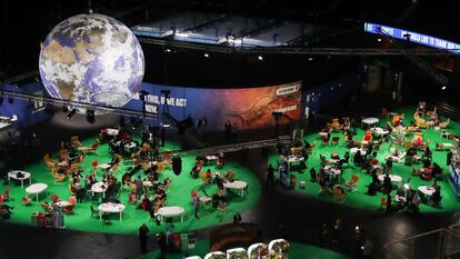 Vista general de la sede de la COP26 en Glasgow (Reino Unido).