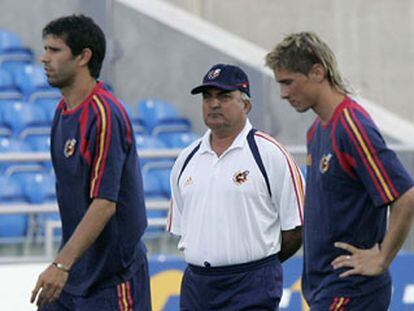 Valerón, Iñaki Sáez y Fernando Torres.