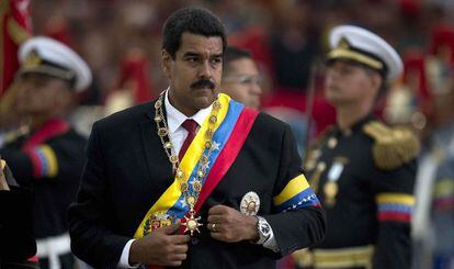Maduro, tras la toma de posesi&oacute;n la semana pasada. 