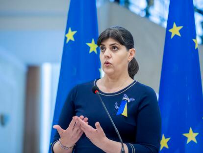 La jefa de la Fiscalía Europea, la rumana Laura Kovesi.