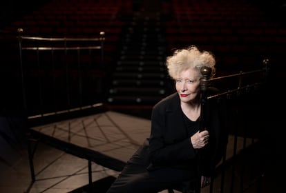 Magüi Mira, el miércoles en el escenario del teatro Quique San Francisco de Madrid.
