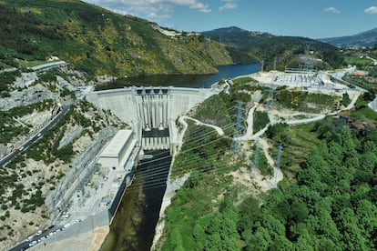 Uno de los embalses de la gigabatería Iberdrola Tâmega en Portugal.
