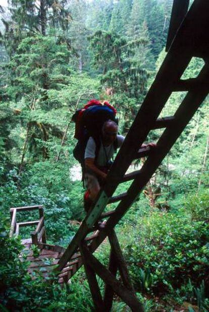 La West Coast Trail es de las rutas más duras de la Columbia Británica.
