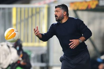 Gattuso, new coach of Valencia.