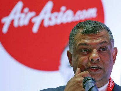 El malasio Tony Fernandes, fundador de la aerol&iacute;nea AirAsia.