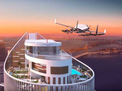 Estos apartamentos de Miami estrenarán el primer aeropuerto de coches voladores