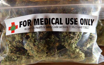 Marihuana para uso m&eacute;dico en un dispensario de Berkeley.