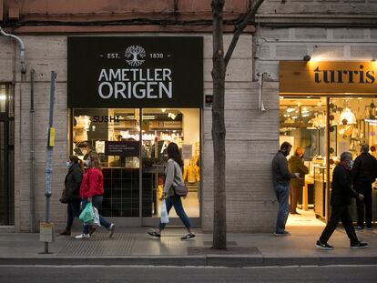 Una tienda de la cadena Ametller Origen de Barcelona.