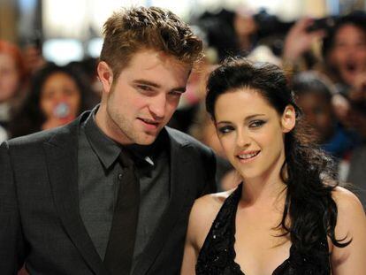 Robert Pattinson y Kristen Stewart de estreno, en noviembre pasado. 