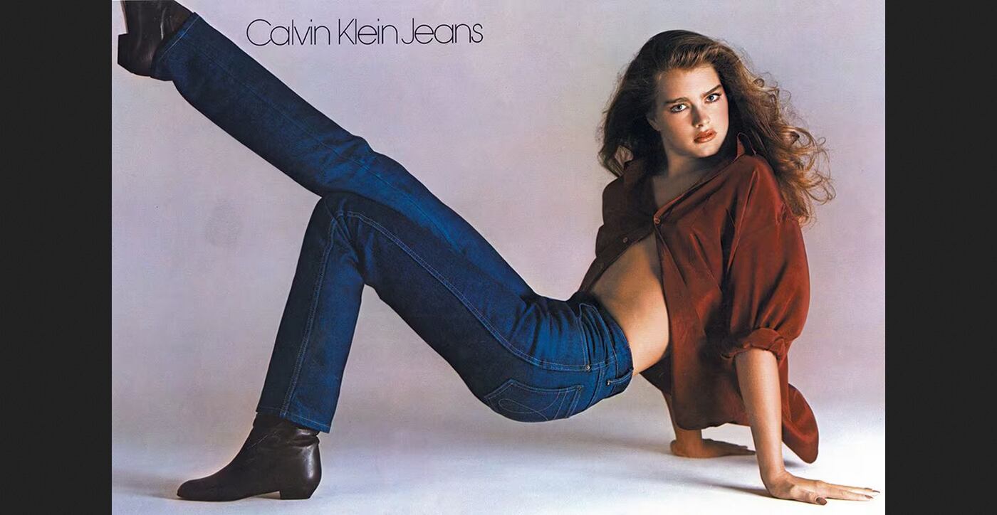El anuncio de Brooke Shields de Calvin Klein Jeans.