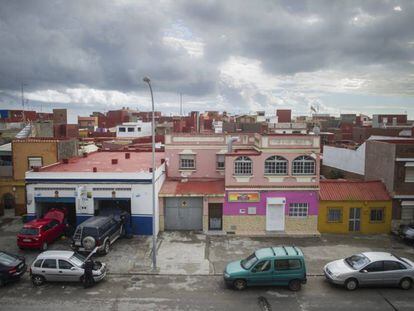 Imagen del barrio de La Atunara, en La Línea de la Concepción.
