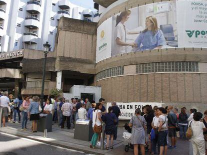 Los trabajadores del hospital 