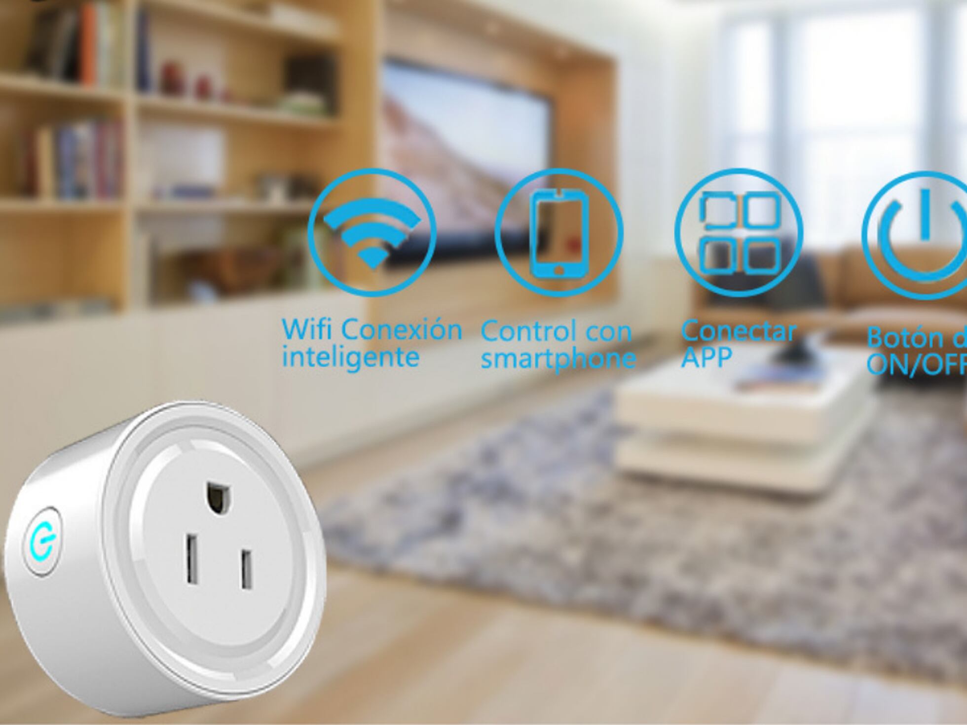 2PCS inteligente Wi-fi enchufe de salida Swtich trabajo con Google Casa Alexa Echo App Control Remoto 