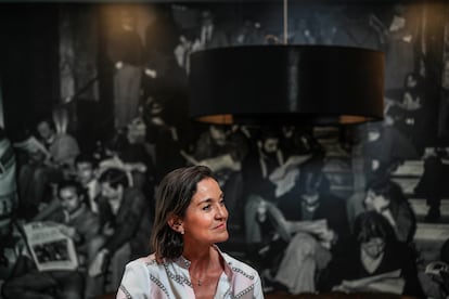Reyes Maroto, en la Redacción de EL PAÍS el martes.